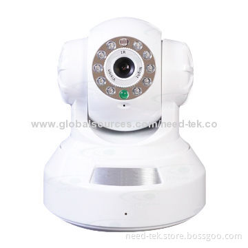 1.3-megapixel Wireless P2P PTZ IP Camera, Two-way Audio, Cloud Drive Storage, 70x70x80mm Size